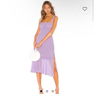 Lovers + Friends Arden Midi Dress (Revolve) in Lilac Purple size S!